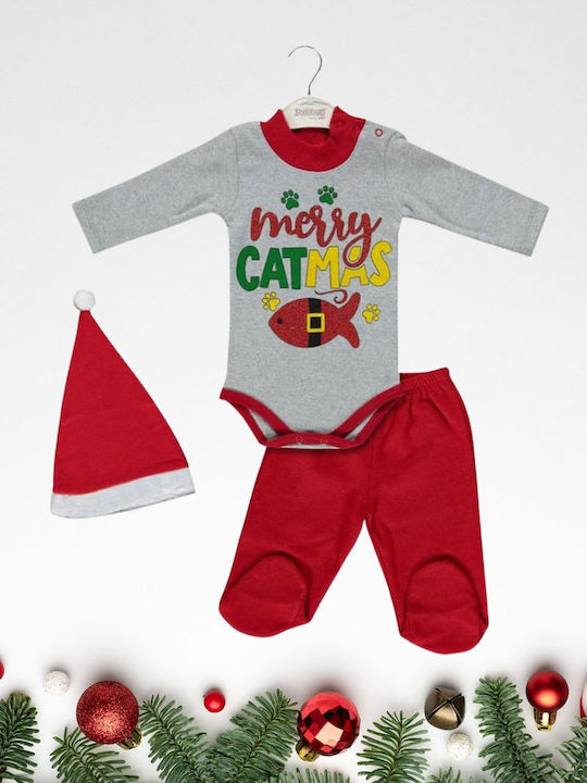 Pabbuc Baby Red Bodysuit