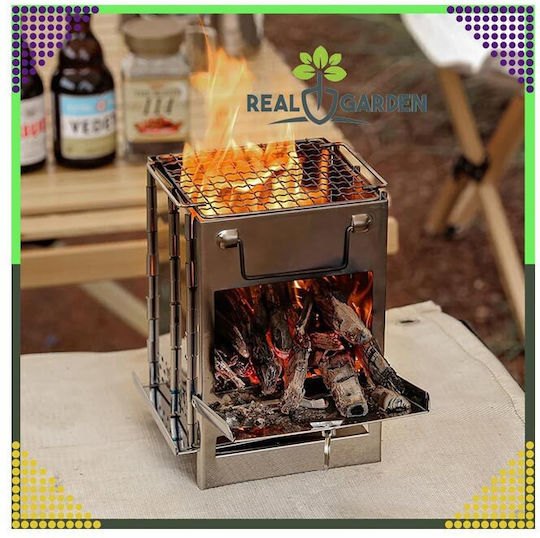 Rocket Wood Stove for Camping 21x14x14cm