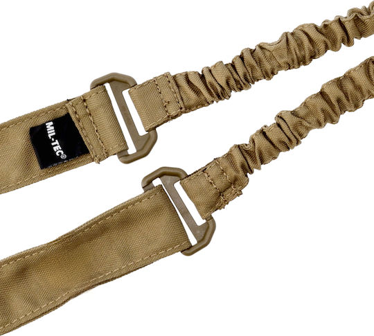 Mil-Tec Basic One Point Bungee Sling Gewehrriemen Waffengurt Coyote in Braun Farbe