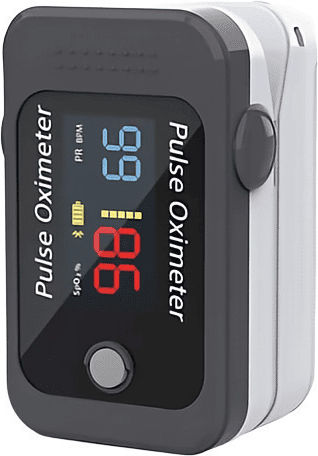 Pulse Pulse Oximeter Fingerspitze Grau