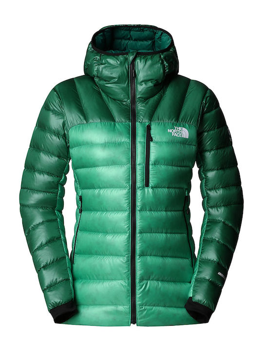 Summit Women's for Hiking Lifestyle Jacket Waterproof for Winter with Hood Green
