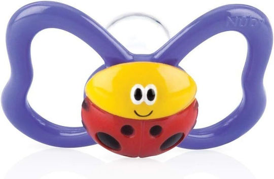 Nuby Πιπίλα Σιλικόνης Ροζ για 0-6 μηνών
