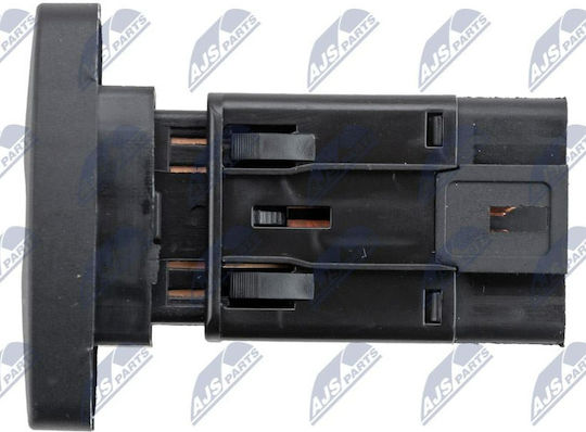 NTY Car Hazard Switch for Renault Symbol 8pin Black