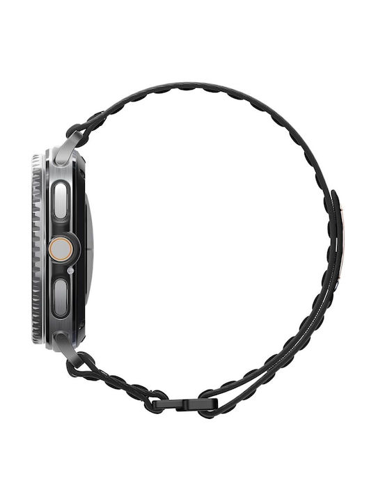Spigen Curea Tesatura Negru (Galaxy Watch 8 / 8 Classic)