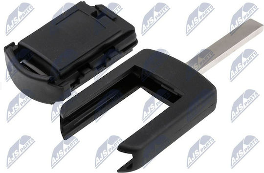 NTY Car Key Shell with Blade with 2 Buttons for Opel