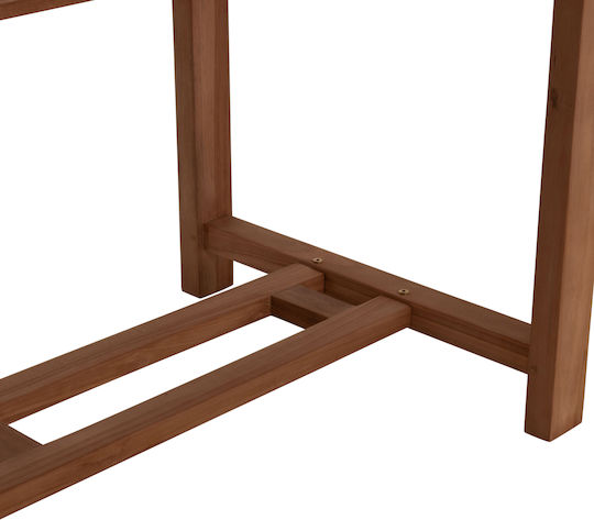 Crander 7 Stück Garten- und Outdoor-Möbelsets für Speisesaal Natur Herstellerfarbe