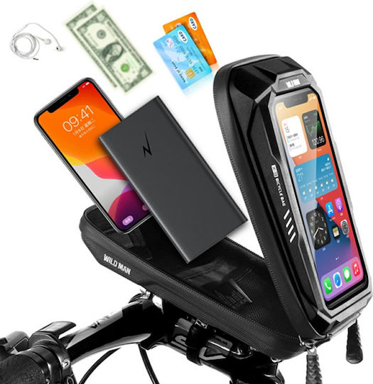 Wildman X3 Bicycle Bag Waterproof Handlebar Mount 0.5l Black