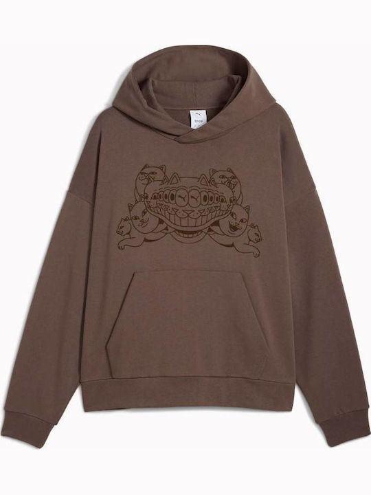 Sweatshirt mit Kapuze Bronze
