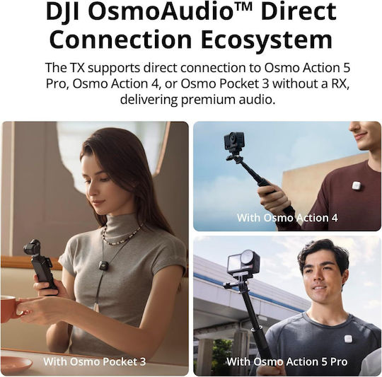 DJI Mic Mini (2 TX + 1 RX) Set Microphone Flyout Journalistic
