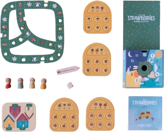 Board Game Strawberries for 2-4 Players 4+ Years Old Londji