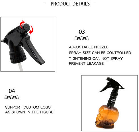 Ψεκαστηρι Skull Gloss Black 500ml A-1400