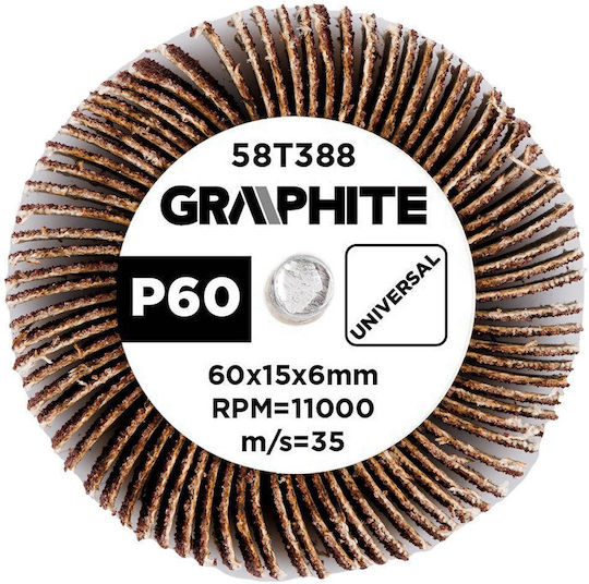 Flap Disc 60 X 15 X 6 Mm P60