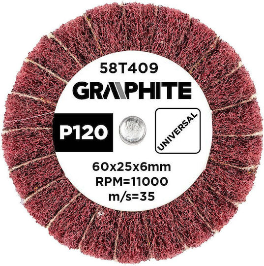 Schleifscheibe 60 x 25 x 6 mm P120