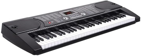 Bakaji Keyboard 02832747 with 61 Keys with Music Stand Black