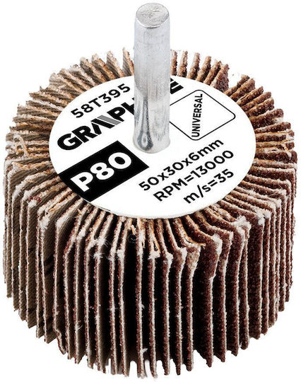 Флап Диск 50 X 30 X 6 мм P80