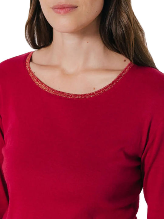 Damen T-Shirt Fuchsia