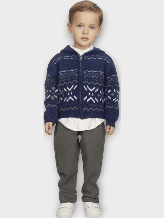 Kids' Set with Pants Winter 3pcs White, Olive, Dark Blue