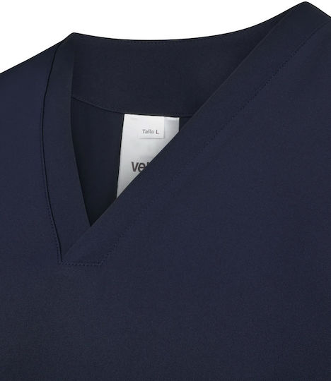 Velilla Unisex Medizinische Bluse Marineblau