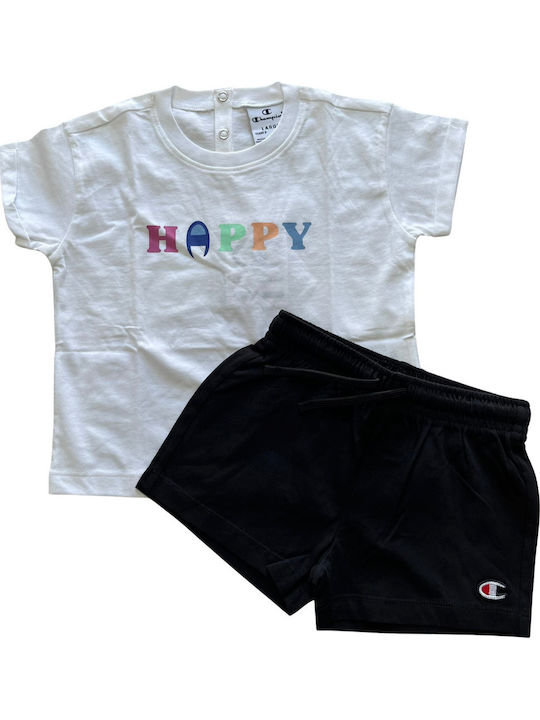 Kids' Set with Shorts Summer 2pcs White