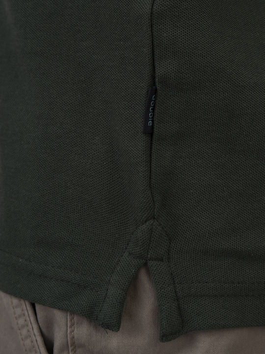 Polo Bluza Tricou Cu Mânecă Scurtă Verde Pădure