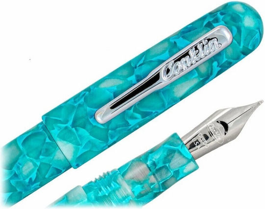 Conklin Πένα Γραφής Medium με Μπλε Μελάνι