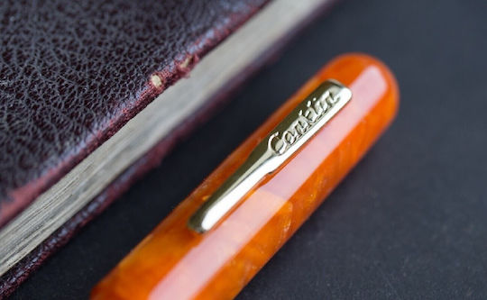 Conklin All American Sunburst Portocaliu Stilou cu Pană 080333714126 Penite Extra Fine