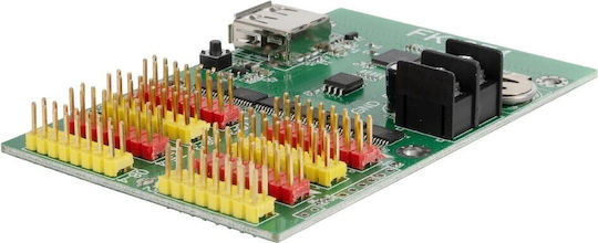Globostar Card-fk-8f4 90096 Κάρτα Εικόνας Πολύχρωμες Rgb Led Κυλιόμενες Ψηφιακές Επιγραφές Οθόνες Dc 5v Ip20 4096x16 2048x32 1344x48 1024x64 Pixels Μ9.5 X Π6.2 X Υ1.6cm 2 Χρόνια Εγγύηση