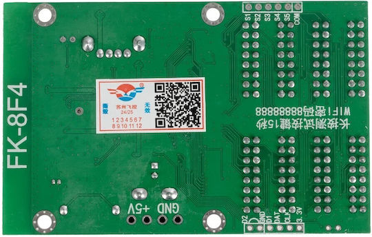 Globostar Card-fk-8f4 90096 Κάρτα Εικόνας Πολύχρωμες Rgb Led Κυλιόμενες Ψηφιακές Επιγραφές Οθόνες Dc 5v Ip20 4096x16 2048x32 1344x48 1024x64 Pixels Μ9.5 X Π6.2 X Υ1.6cm 2 Χρόνια Εγγύηση