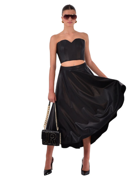Damen Stoff Hose Schwarz