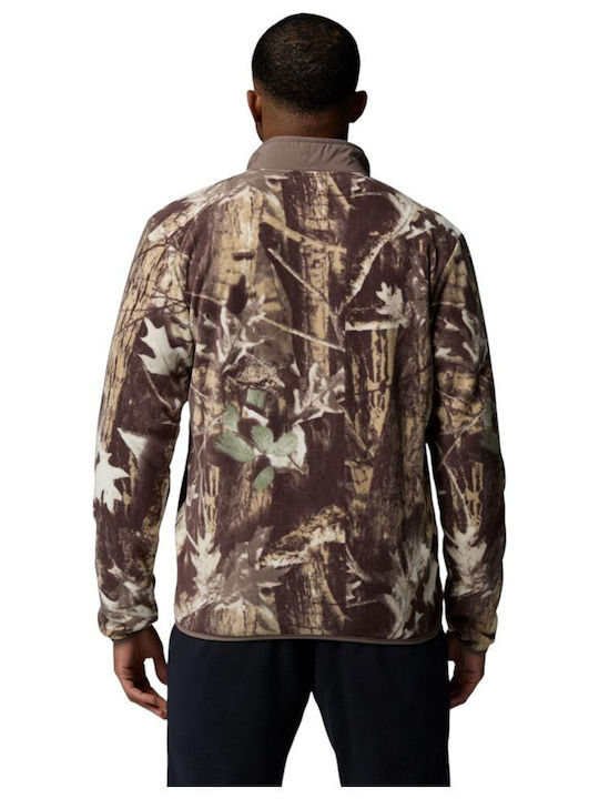 Men's Fleece Jacket Brown