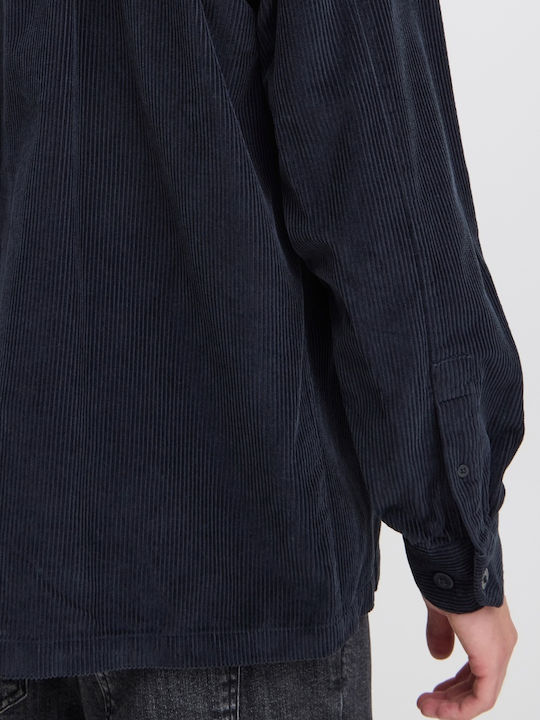 Long Sleeve Corduroy Overshirt Dark Navy