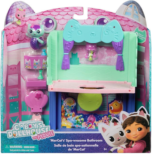 Spin Master Gabby's Dollhouse MerCat's Spa-wesome Bathroom για 3+ Ετών