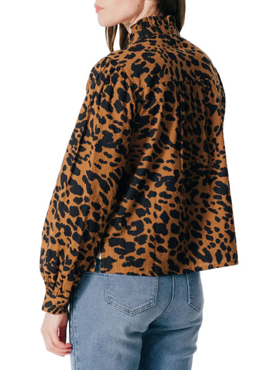 C'est Beau La Vie Women's Brown Shirt