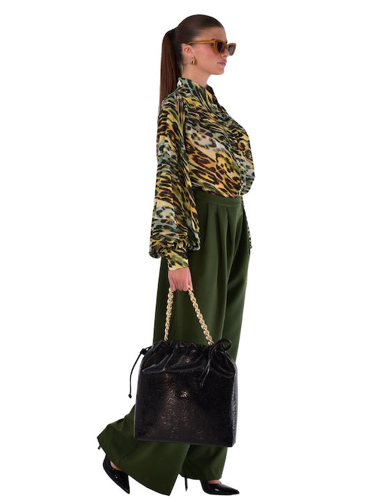 Women's Long Sleeve Shirt Green