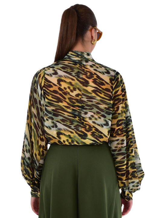 Women's Long Sleeve Shirt Green