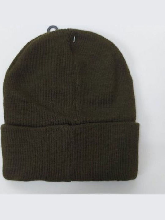 Beanie Unisex Σκούφος Πλεκτός σε Γκρι χρώμα