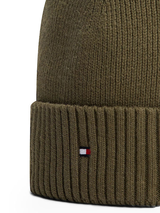 Flag Beanie Beanie Knitted in Green color