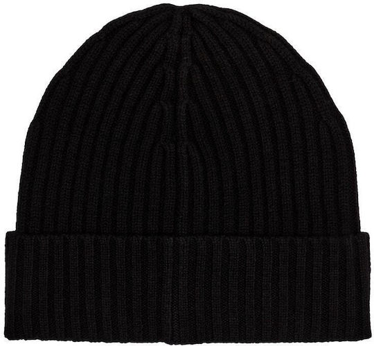 Beanie Unisex Beanie Knitted in Black color