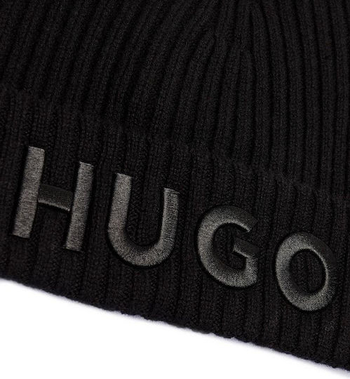 Beanie Unisex Beanie Knitted in Black color