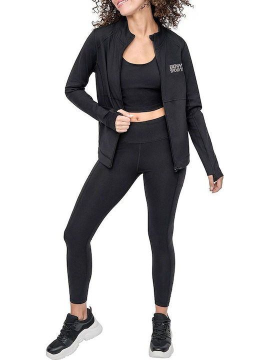 Women's Sweatshirt Jacket Black