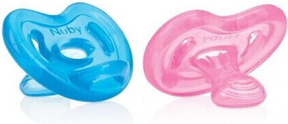 Nuby Orthodontic Pacifier Silicone Pink for 0-6 months