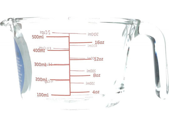 Aj Γυάλινος Δοσομετρητής Κουζίνας 500ml