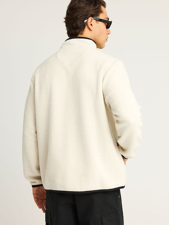 Ανδρική Ζακέτα Fleece CLOUD CREAM