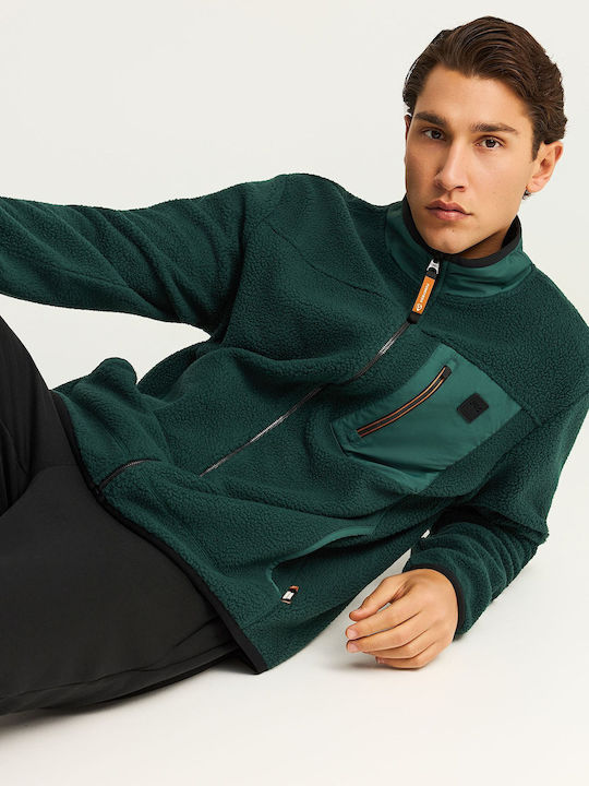 Ανδρική Ζακέτα Fleece Πράσινη