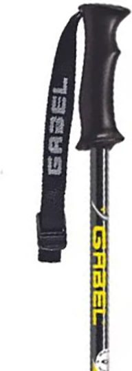Ski Poles Racer GS Gabel Black-Yellow