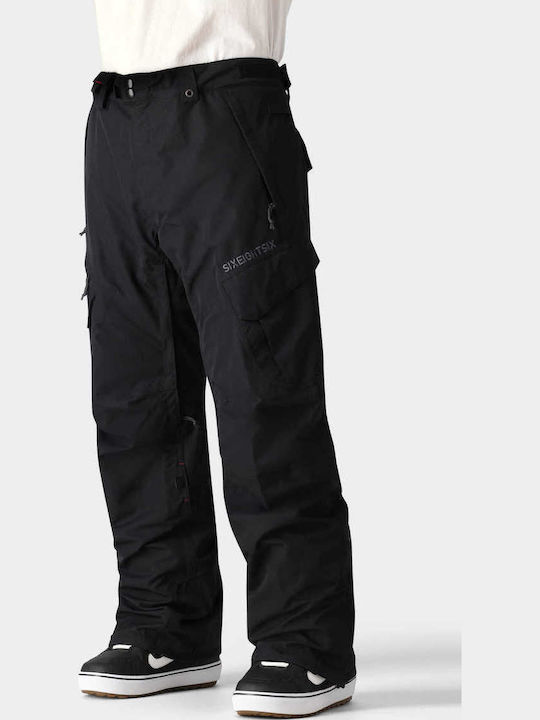 686 I-001925-19 Pantaloni de schi și snowboard pentru bărbați Ski & Snowboard Negru