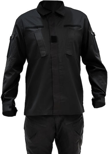 Tactical Uniform Ειδικών Σωμάτων Set Μαύρη