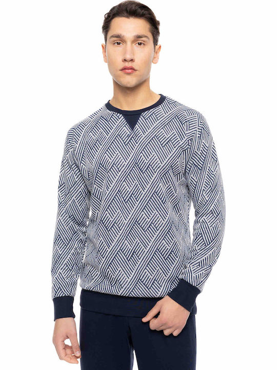 Ulisse Men's Winter Pajamas Set Multicolour