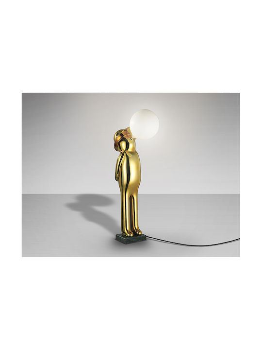 Dekorative Lampe Abbildung mit Fassung für G9 Lampe Gold
