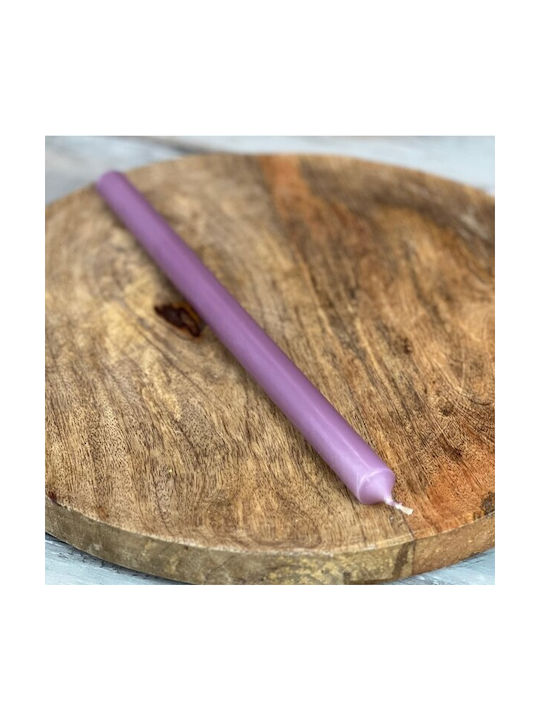 Dekoratives Kerze Kegel Lilac 1Stück